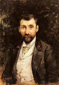 Joaquin Sorolla Y Bastida : Portrait Of A Gentleman